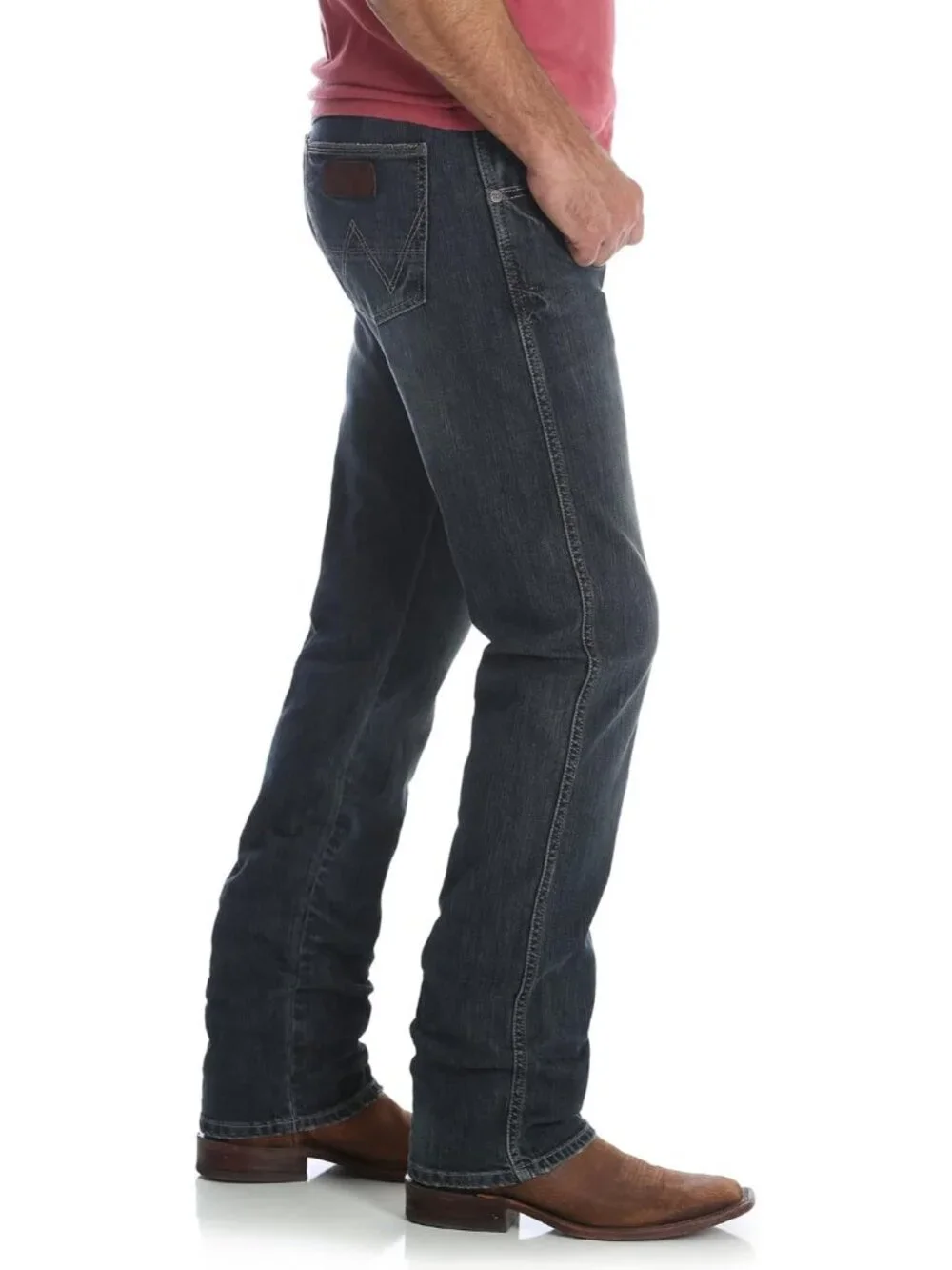 Mens Retro Slim Fit Straight Leg Jean